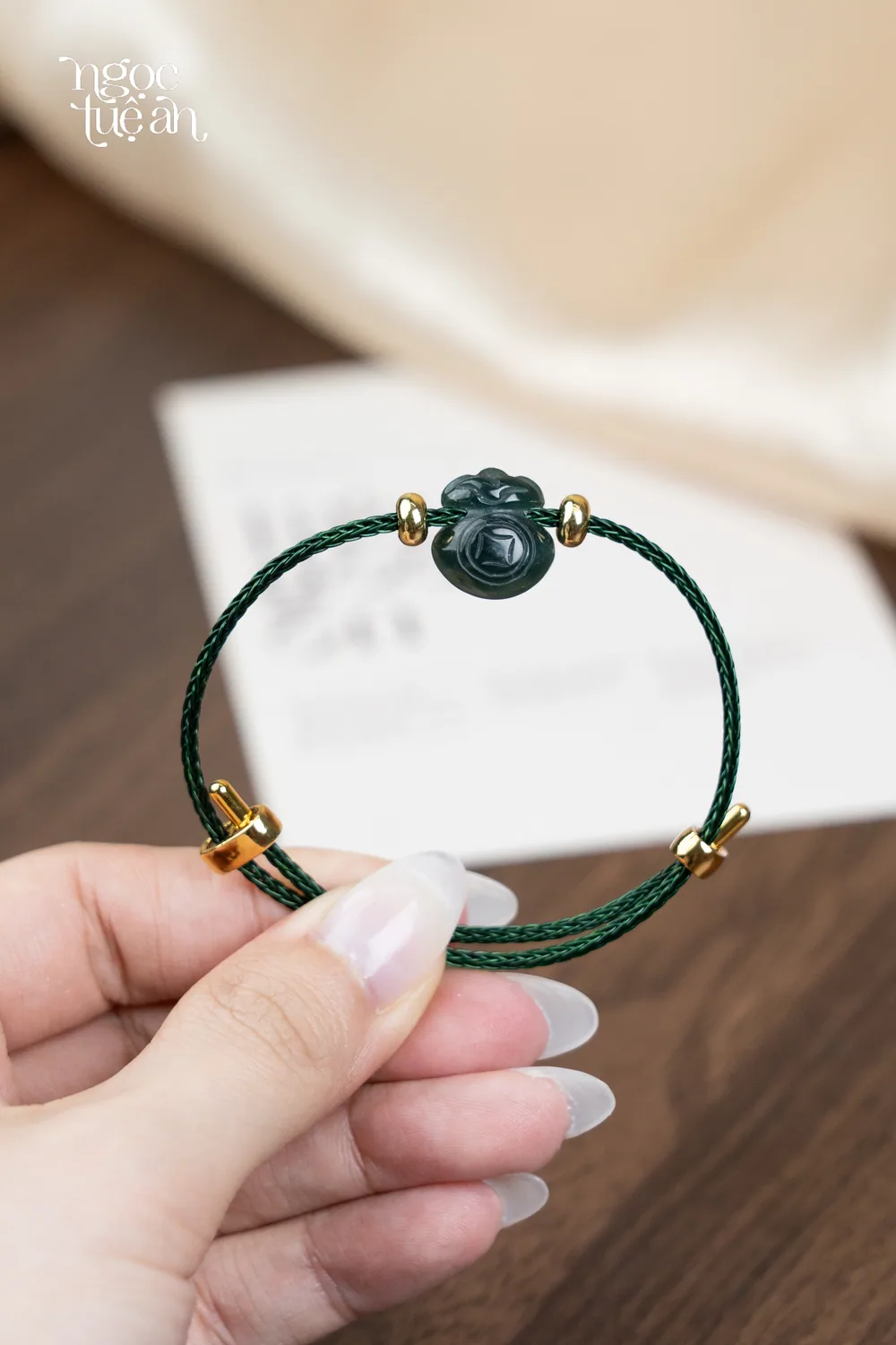 Lắc tay Túi Tiền – Phỉ Thúy Type A